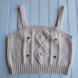 Wild Fable Pink Knit Sweater Tank Top Womens XS